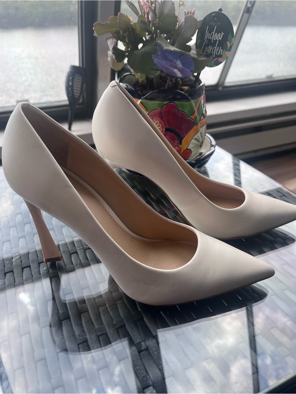 Marc Fisher Ivory Pointed Toe High Heels